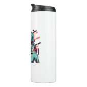 Alien Pizza Thermosbecher (Nach rechts gedreht)