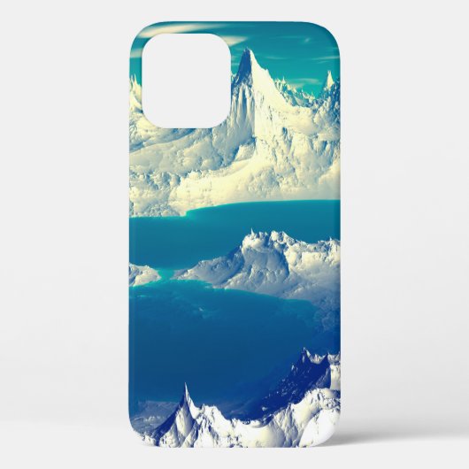 Alien Planet - 3D Computer-Kunstwerk. Felsen und s Case-Mate iPhone Hülle (Rückseite)