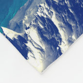 Alien Planet - 3D Computer-Kunstwerk. Felsen und s Fleecedecke (Ecke)