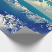 Alien Planet - 3D Computer-Kunstwerk. Felsen und s Geschenkpapier (Ecke)