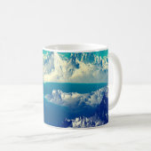 Alien Planet - 3D-Computer-Kunstwerk. Felsen und s Kaffeetasse (VorderseiteRechts)