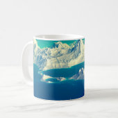 Alien Planet - 3D-Computer-Kunstwerk. Felsen und s Kaffeetasse (Vorderseite Links)