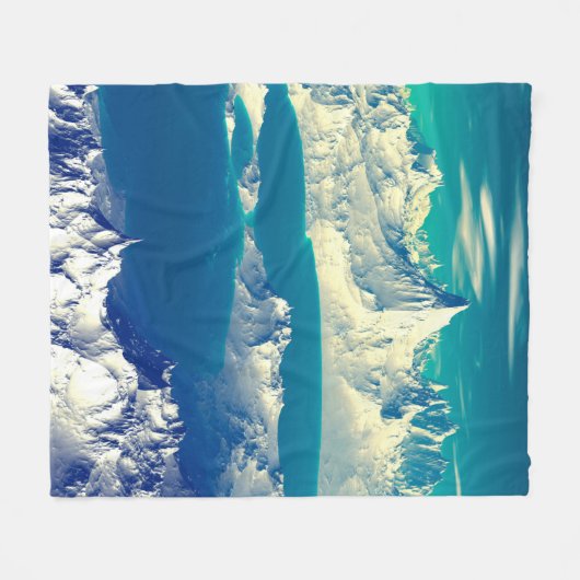 Alien Planet - 3D-Computerarbeit. Steine und s Fleecedecke (Vorderseite (Horizontal))