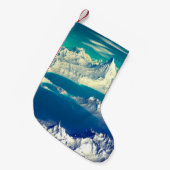 Alien Planet - 3D-Computerarbeit. Steine und s Kleiner Weihnachtsstrumpf (Vorderansicht (hängend))