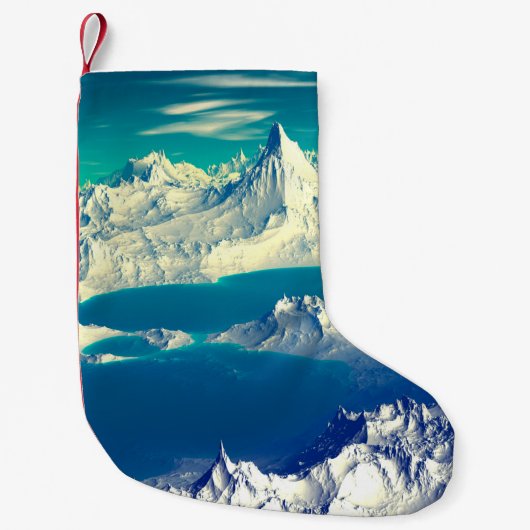 Alien Planet - 3D-Computerarbeit. Steine und s Kleiner Weihnachtsstrumpf (Vorderseite)