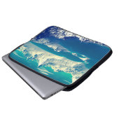 Alien Planet - 3D-Computerarbeit. Steine und s Laptopschutzhülle (Vorne Knopf)