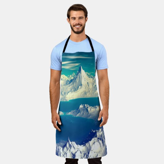 Alien Planet - 3D-Computerarbeit. Steine und s Schürze (Getragen)