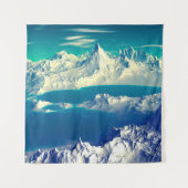 Alien Planet - 3D-Computerarbeit. Steine und s Wandteppich (Vorderseite)