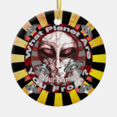 Alien Planet Keramik Ornament (Vorne)