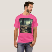 Alien Planet Landscape T-Shirt (Vorne ganz)