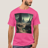 Alien Planet Landscape T-Shirt (Vorderseite)