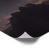 Alien Planet, Mond und Sonne am Himmel | Art der A Poster (Ecke)