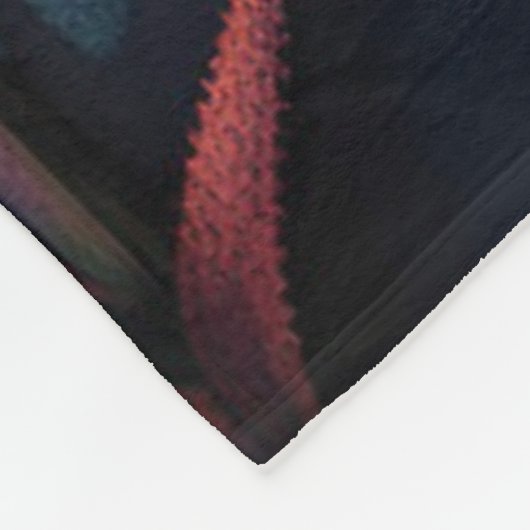 Alien Planet Moon Fleecedecke (Ecke)