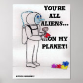 Alien Planet Poster (Vorne)