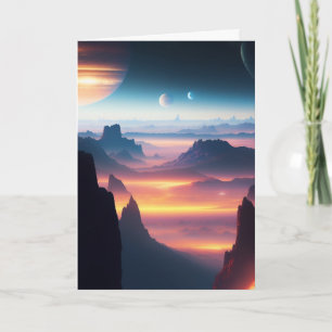 Alien Planet Science Fiction Karte