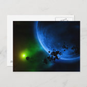 Alien Planets Postkarte (Vorne/Hinten)