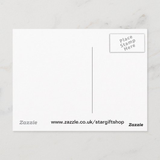 Alien Planets Postkarte (Rückseite)