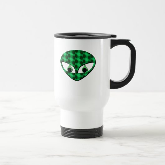 Alien-Plastikreise-Tasse des Bereichs-51 Reisebecher (Rechts)