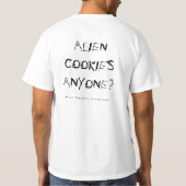 Alien-Plätzchen beendeten, durch Leah Sauln zu T-Shirt (Rückseite)