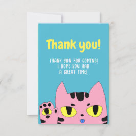 Alien Pocket Cat Dankeskarte