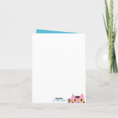 Alien Pocket Cat Einladung (Rückseite)