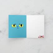 Alien Pocket Cat Einladung (Innenseite)