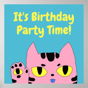 Alien Pocket Cat Poster