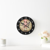 Alien-Poker-Uhr Runde Wanduhr (Zuhause)