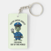 Alien Policeman Schlüsselanhänger (Rückseite)