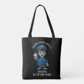 Alien Policeman Tasche (Rückseite)