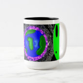 Alien Portal von Skullnskin Graphics ; Digitale Ku Zweifarbige Tasse (VorderseiteRechts)