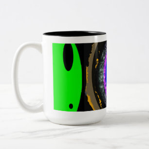 Alien Portal von Skullnskin Graphics ; Digitale Ku Zweifarbige Tasse