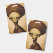 Alien Portrait Ausweis (Vorder- & Rückseite)