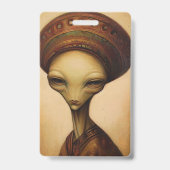 Alien Portrait Ausweis (Rückseite)