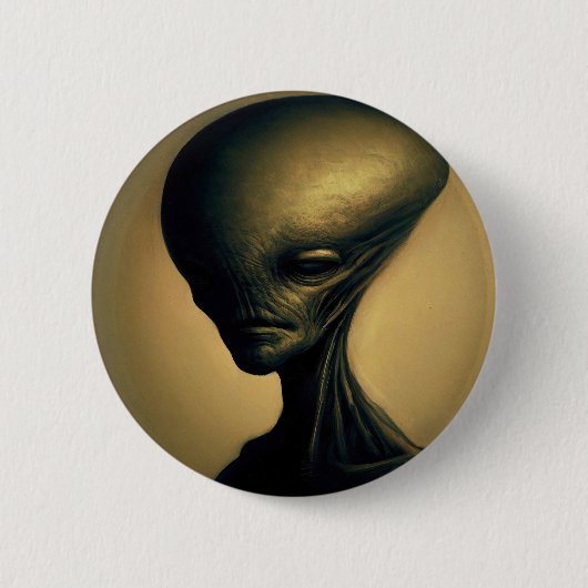 Alien Portrait Button (Vorderseite)