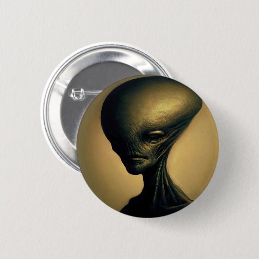 Alien Portrait Button (Vorne & Hinten)