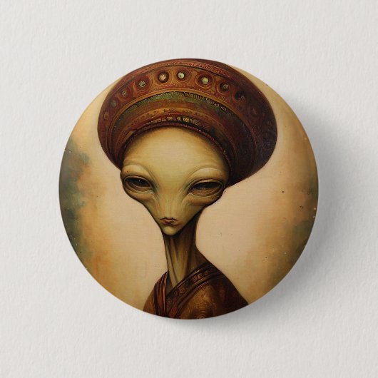 Alien Portrait Button (Vorderseite)