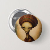 Alien Portrait Button (Vorne & Hinten)