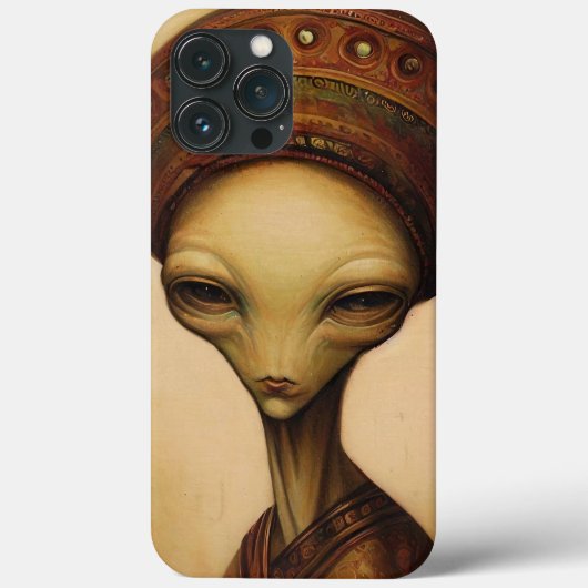 Alien Portrait Case-Mate iPhone Hülle (Rückseite)