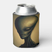 Alien Portrait Dosenkühler (Kanne Vorderseite)