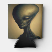 Alien Portrait Dosenkühler (Vorderseite)