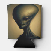 Alien Portrait Dosenkühler (Rückseite)
