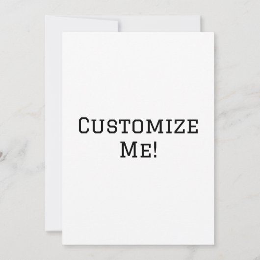 Alien Portrait Einladung (Rückseite)