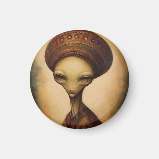 Alien Portrait Magnet (Vorne)