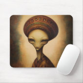 Alien Portrait Mousepad (Mit Mouse)