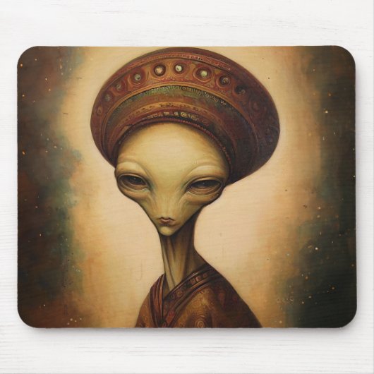 Alien Portrait Mousepad (Vorne)