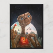 Alien Portrait Painting von Alfred Fox Collvable Postkarte (Vorderseite)