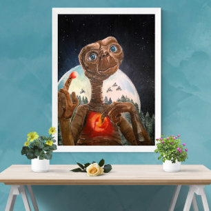Alien Portrait Painting von Alfred Fox Leinwanddruck