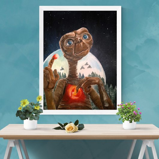 Alien Portrait Painting von Alfred Fox Leinwanddruck