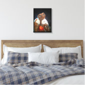 Alien Portrait Painting von Alfred Fox Leinwanddruck (Insitu (Schlafzimmer))